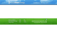 Desktop Screenshot of buycleanenergy.org